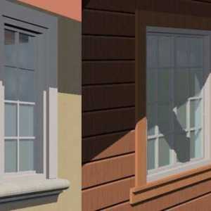 Excavarea exterioară a ferestrelor: alegerea și instalarea materialelor