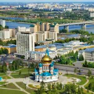Omsk, Parcul Victoriei: obiective turistice și monumente