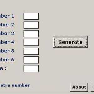 Descriere: generator de numere de loterie