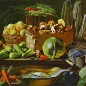 Descrierea picturii lui Khrutsky "Flowers and Fruits" și a altor lucrări ale artistului
