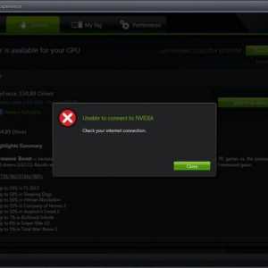 Ошибка `Не удалось подключиться к сайту NVIDIA`: простейшие методы исправления