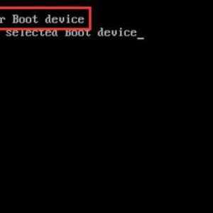 Eroare Reporniți și selectați corect dispozitivul de boot: cauze, remedii