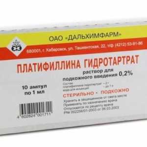 Caracteristicile utilizării antispasmodului miotropic "Platyphylline hydrotartrate"
