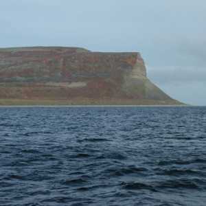 Insula Kildin. Marea Barents. Lacul Mogilnoe pe insula Kildin