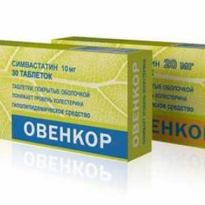 `Ovenkor`: instrucțiuni de utilizare. Medicamente care scad lipidele