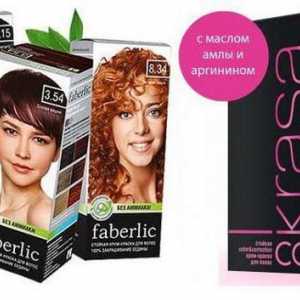 Paletă de vopsele pentru păr `Faberlic`: număr de nuanțe