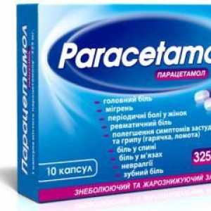 `Paracetamol 325 mg`: aplicare, recenzii, dozare și instrucțiuni