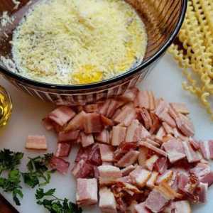Paste Carbonara cu șuncă: rețetă, secrete de gătit