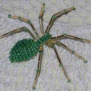 Spider din margele: schema de țesut