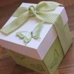 Cutie cadou din carton cu mâinile tale: scheme simple