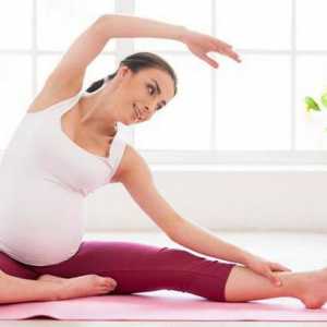 O lecție utilă pentru femeile gravide este gimnastica, yoga, aqua aerobica
