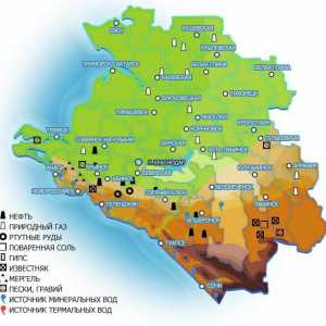Mineralele din Teritoriul Krasnodar: ape minerale și alte resurse