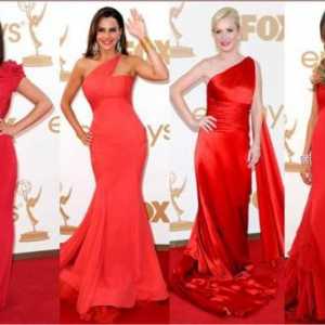 Rochie populară roșie pe covorul roșu al lumii