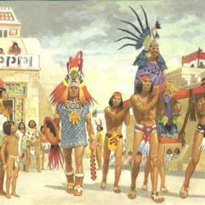 Domnitorul Aztecii Montezuma II. Imperiul Aztec