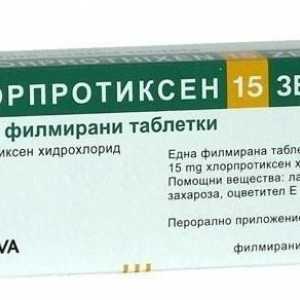 Medicamentul "Chlorprothixen Zentiva": instrucțiuni de utilizare, indicații de utilizare,…