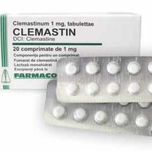 Preparatul "Clemastin": instrucțiunea de aplicare și o doză, analogi și răspunsuri