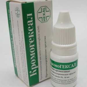 Drogul "Kromogeksal" - picături de ochi împotriva alergiilor