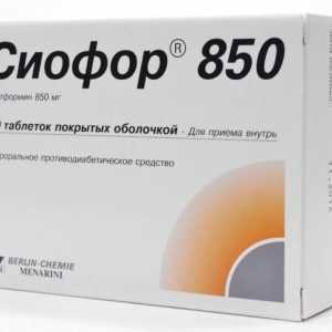 Medicamentul "Siofor 850": recenzii privind slăbirea, instrucțiuni de utilizare și…