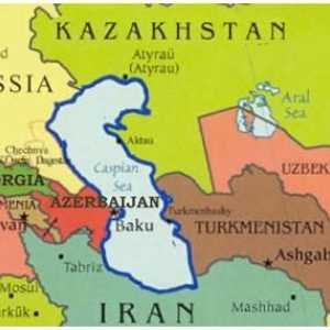 Stările caspice: frontiere, hartă. Care țări sunt spălate de Marea Caspică?