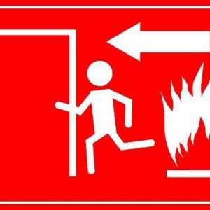 Combaterea incendiilor. Instrucțiuni pentru evacuarea persoanelor dintr-o clădire arzătoare