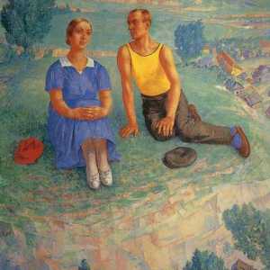 Романтический реализм на выставке советской живописи