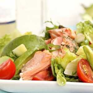 Avocado și salată de pește roșu: rețetă