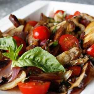 Salată din vinete și roșii cu usturoi: o rețetă pentru gătit. Gătit la domiciliu