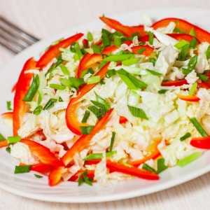 Salată cu piper bulgar: rețete cu fotografie