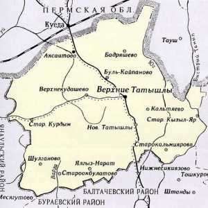 Satul Verkhnie Tatyshly din Bashkortostan: istorie, descriere