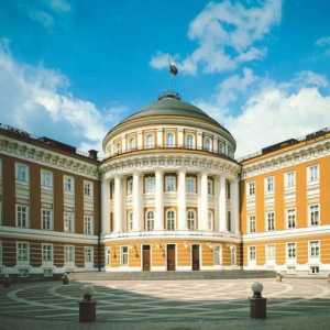 Palatul Senatului este reședința președintelui Federației Ruse