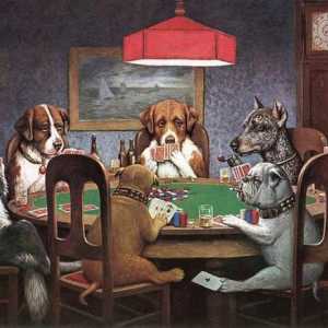 O serie de picturi "Câinii joacă poker"