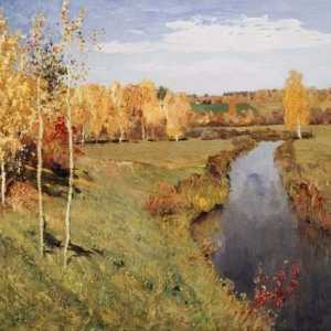 Capodopere de pictura rusa: Levitan, Toamna de Aur. Descrierea picturii