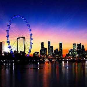 Roata Singapore Ferris este o atracție uluitoare