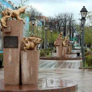 Piața pisicilor din Siberia - un monument confortabil pentru eroii cu coadă