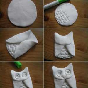 Owl din argilă polimerică: clasa master