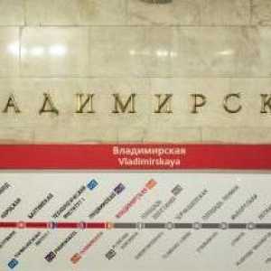 Stația de metrou "Vladimirskaya" este o altă caracteristică a metroului din Sankt…