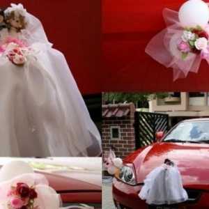 Stiluri ornamentale pentru o mașină pentru o nuntă: o poți face singur cu mâinile tale