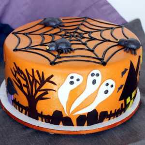 Scump și gustos tort pentru Halloween