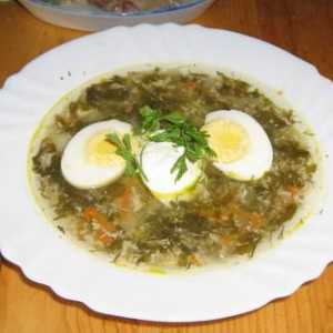 Supa de soricel cu ou - două variante de execuție