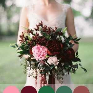 Nunta în culoarea Marsala: la modă, elegantă și gustoasă