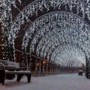 Tunel luminos pe bulevardul Tverskoy: descriere