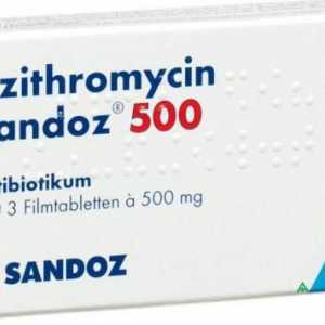 Tablete "Azitromicină", ​​500 mg: descriere, manual, recenzii