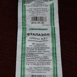Pastile "Ftalazol": indicații de utilizare și posibile reacții adverse