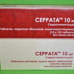 Pills `Serrat`: instrucțiuni de utilizare. `Serrata`: comentarii