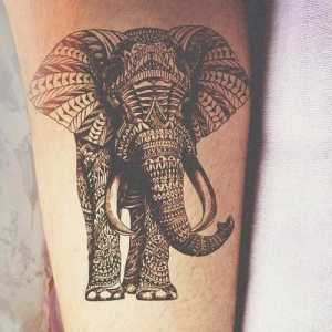 Elemente de tatuaje elefant: Semnificatie