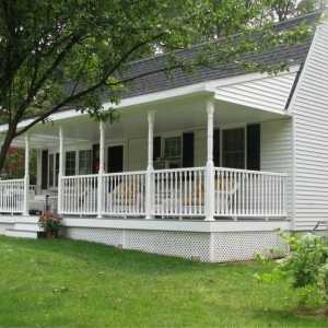 Terasa și veranda: un plus de succes la o casă de țară