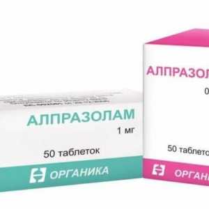 Tranquilizing drug "Alprazolam": instrucțiuni de utilizare