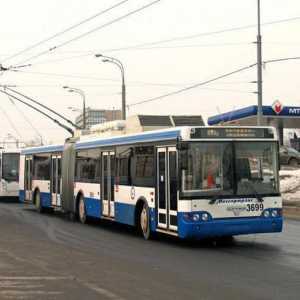 Trolleybus parcuri în Moscova