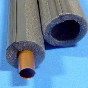 Materiale termoizolante pentru țevi de polietilenă din spumă: dimensiuni, caracteristici, fotografie