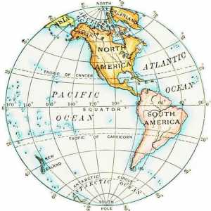 În ce emisferă se află America de Nord? Descrierea continentului